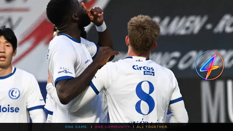 Wilfried Kanga's afgekeurde doelpunt veroorzaakt controverse voor AA Gent