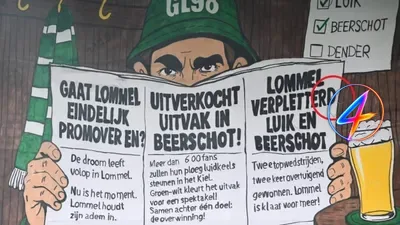 Tifos van RSC Anderlecht en Lommel verpest door spelfouten