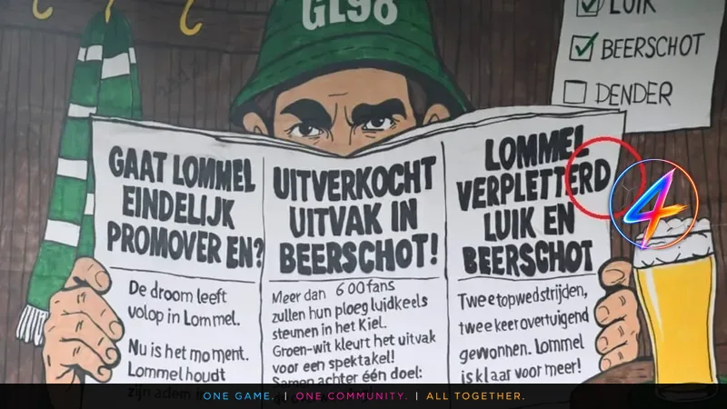 Tifos van RSC Anderlecht en Lommel verpest door spelfouten