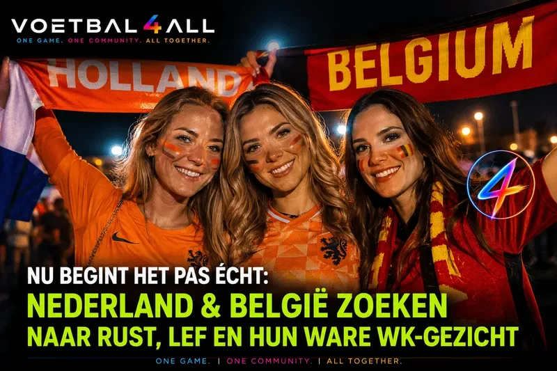 WK: Nederland en België zoeken naar balans en vastberadenheid
