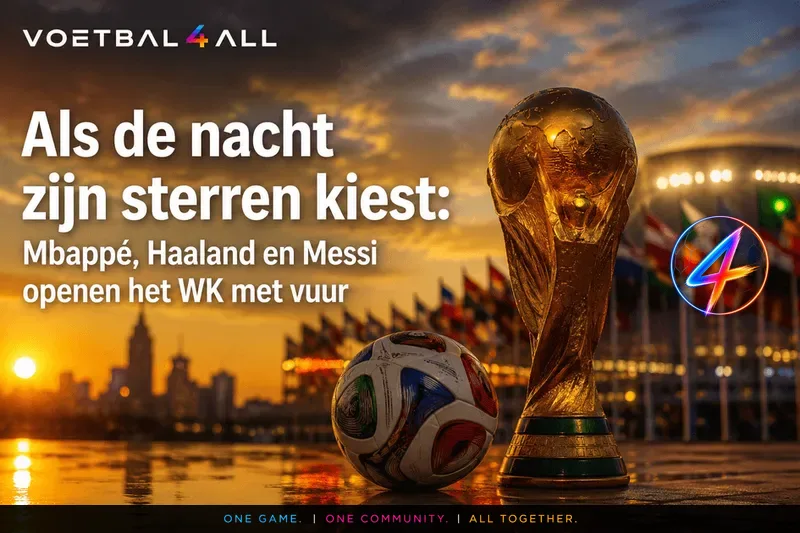 Als de nacht zijn sterren kiest: Mbappé, Haaland en Messi openen het WK met vuur