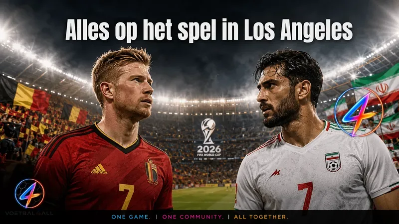 Rode Duivels bereiden zich voor op cruciaal duel tegen Iran