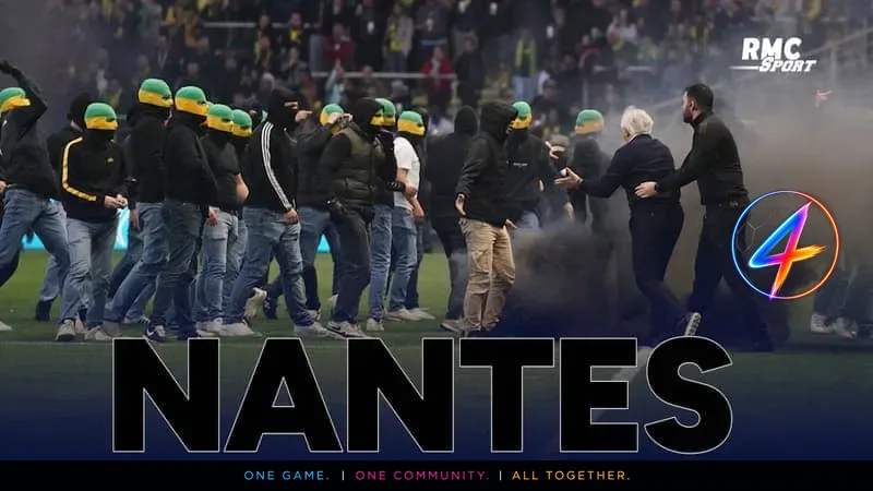Nantes - Toulouse wedstrijd afgelast na veldinvasie