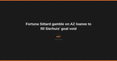 Fortuna Sittard gokt op AZ-huurling om de kloof van Sierhuis te vullen
