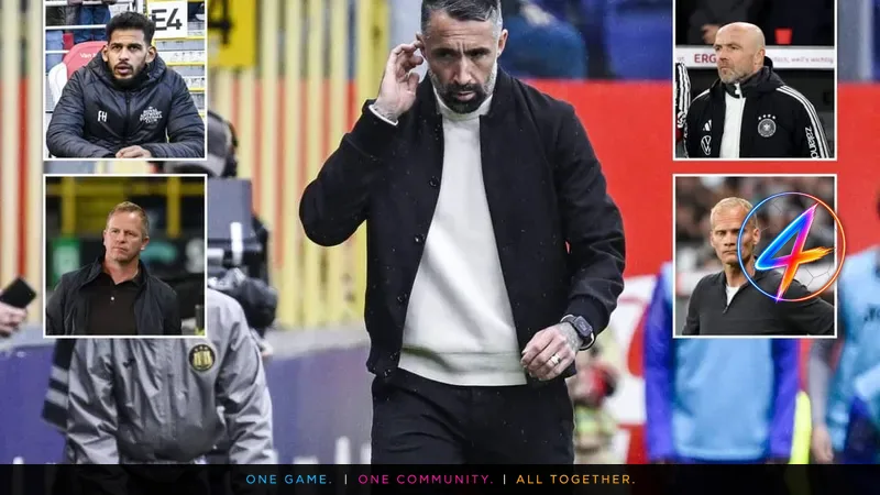 De helft van de Belgische Pro League‑clubs zoekt een nieuwe trainer, verschillende kandidaten beschikbaar