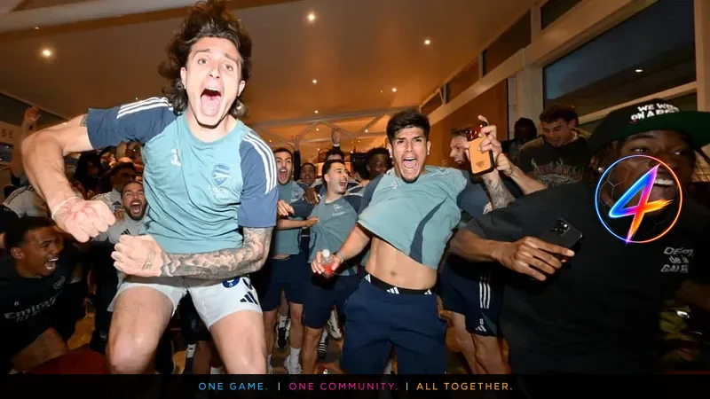 Arsenal viert Premier League-titel in de Emirates