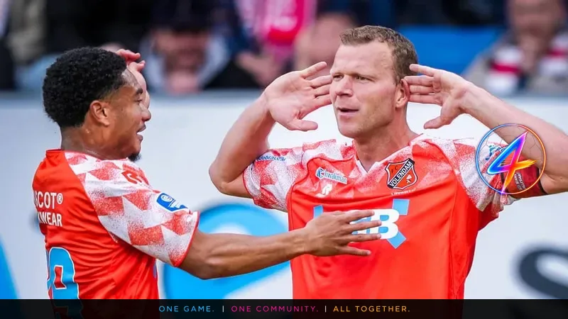 FC Volendam verslaat Willem II 2-1 in eerste leg van play-off finale
