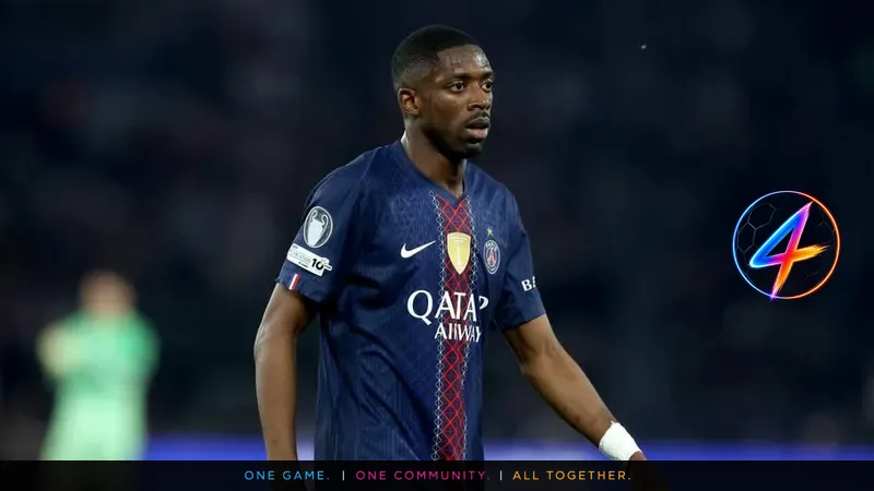 Ousmane Dembélé trekt zich terug voor Champions League-finale