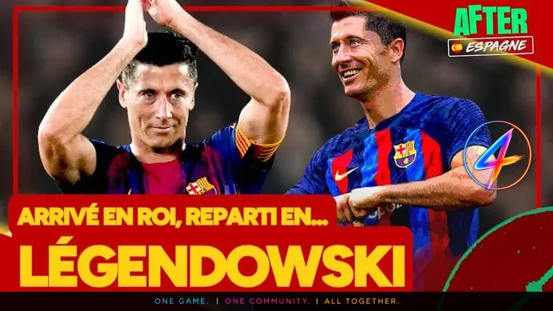 Robert Lewandowski vertrekt na drie seizoenen bij Barcelona
