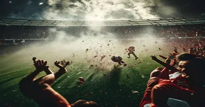 Fans stormen het veld na verlies van Standard Luik tegen Charleroi