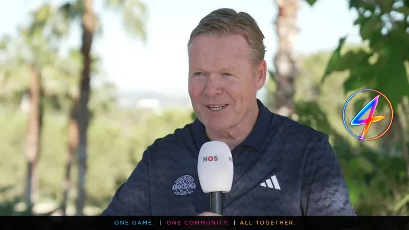 Ronald Koeman streeft naar WK‑succes met Nederland