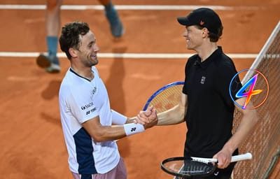 Sinner vs Ruud: TV channel and time for Rome final