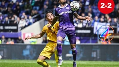 Camara's injury-time goal secures Anderlecht draw with Mechelen